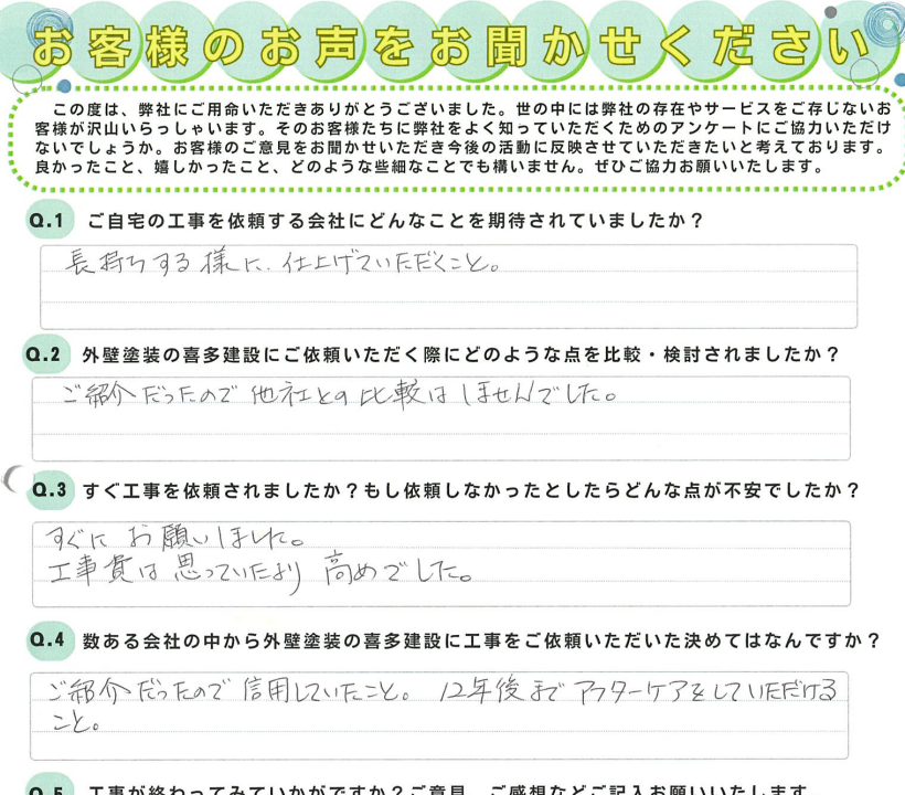 各分野の専門の方が来てくれました