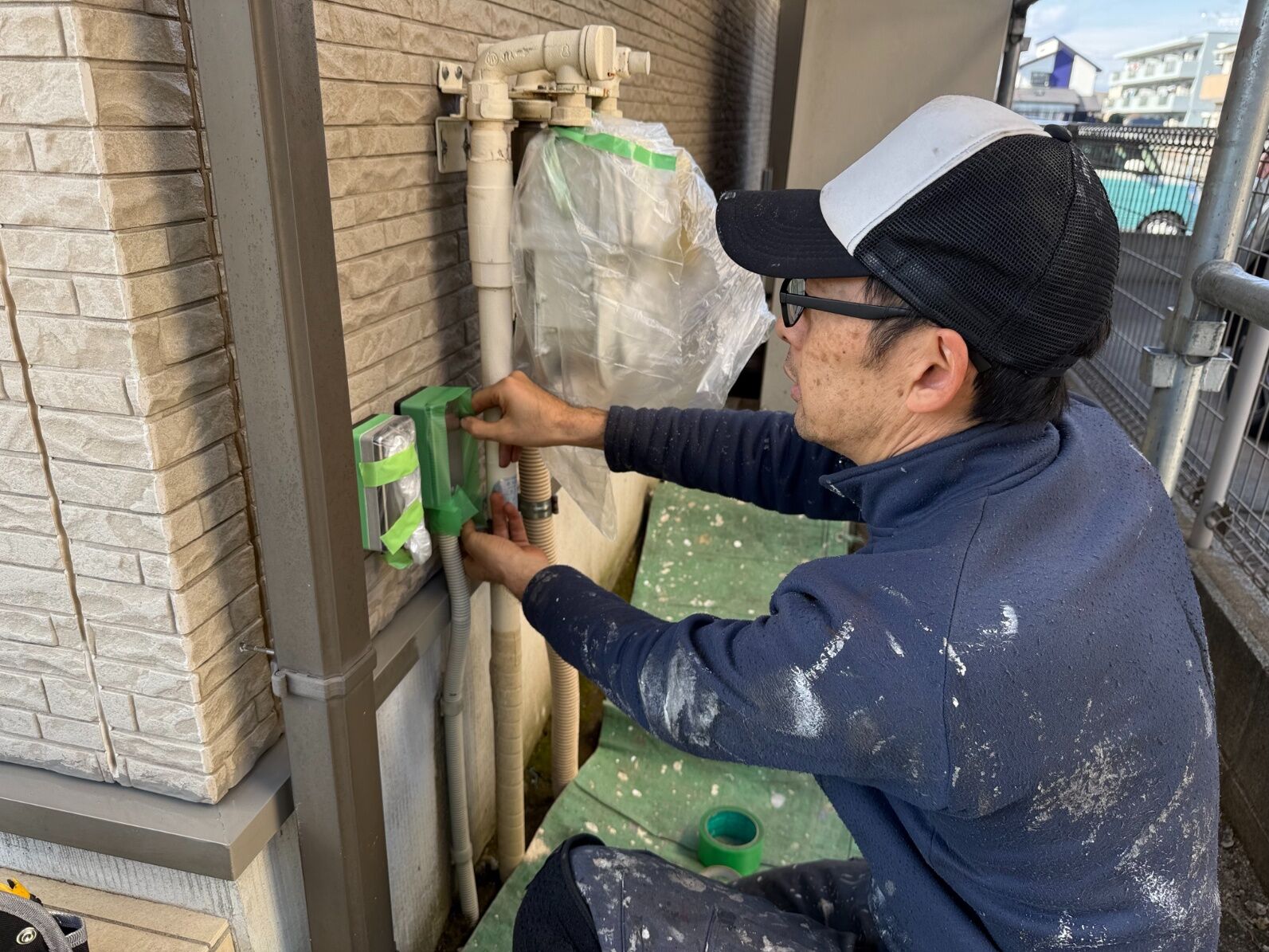 職人　菅原　作業中②